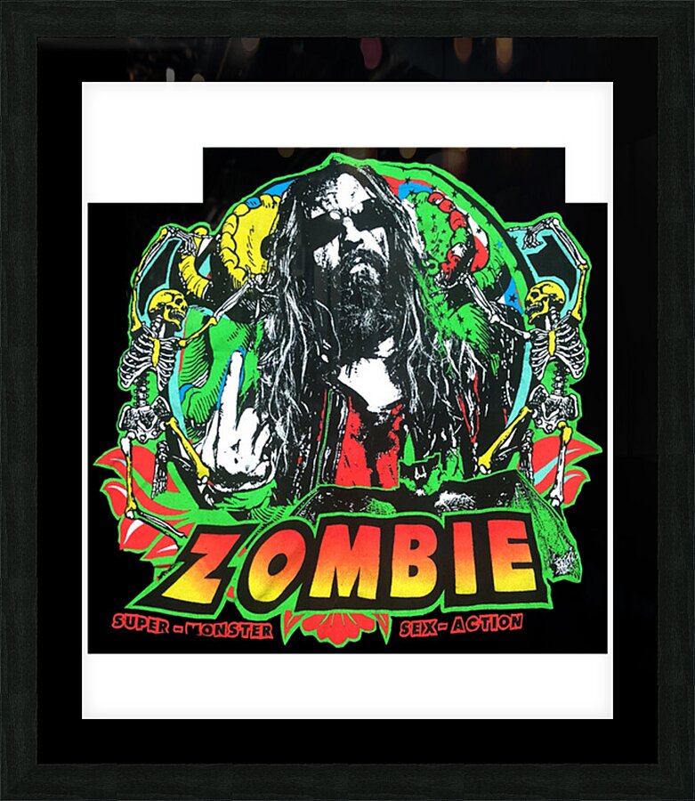 rob zombie 56 Picture Frame print
