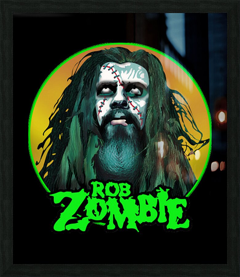 rob zombie 57 Picture Frame print