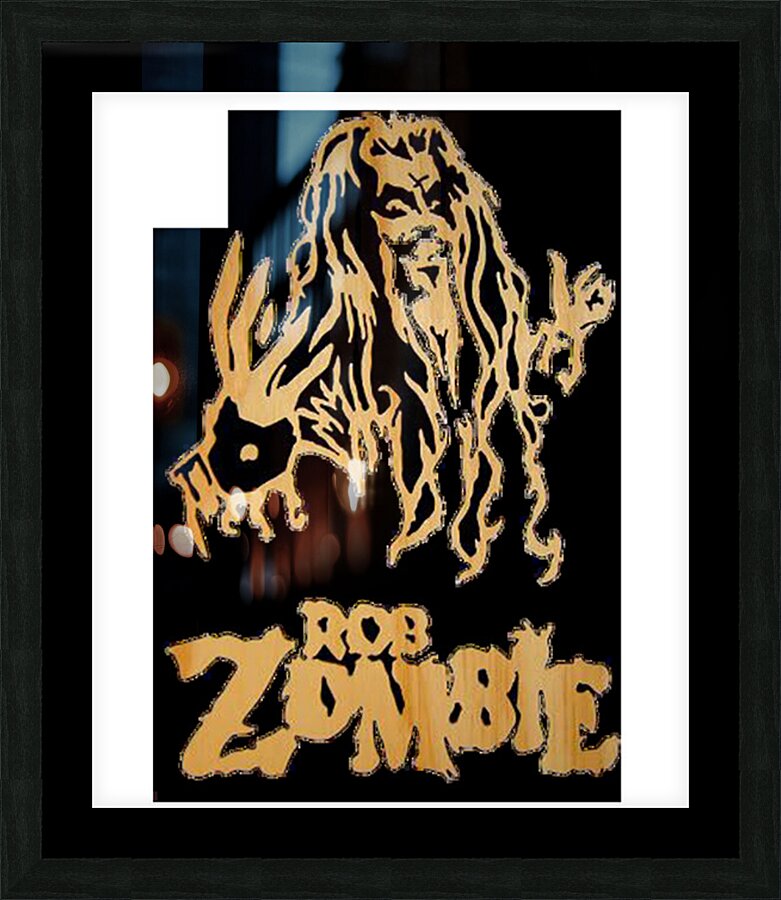 rob zombie 61 Picture Frame print