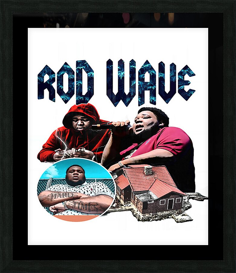 Rod wave 2 Picture Frame print