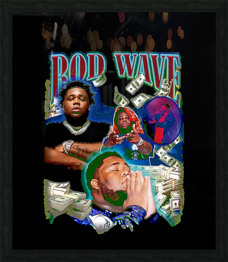 Rod wave 9 Picture Frame print