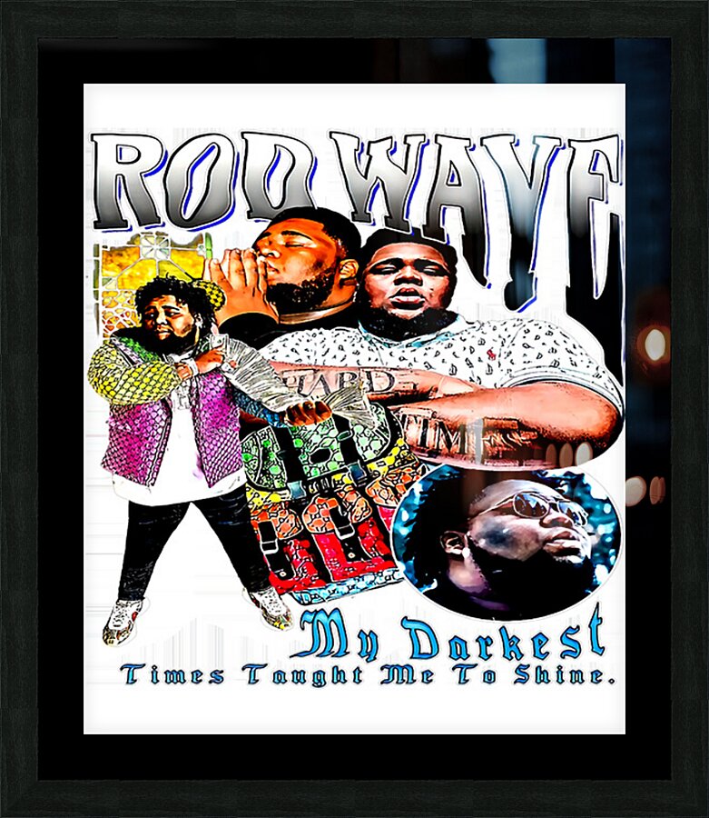 Rod wave 10 Picture Frame print