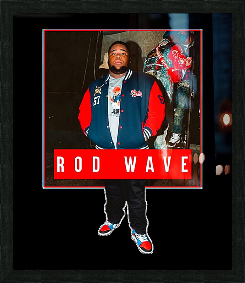 Rod wave 13 Picture Frame print