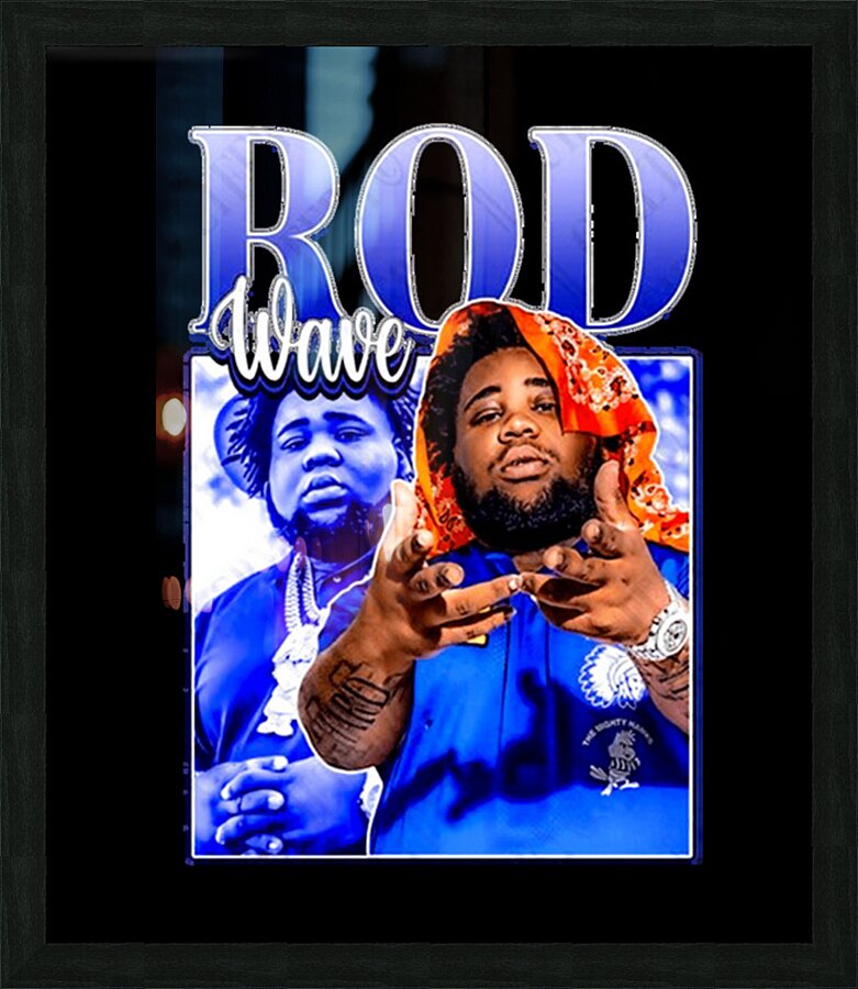 Rod wave 14 Picture Frame print
