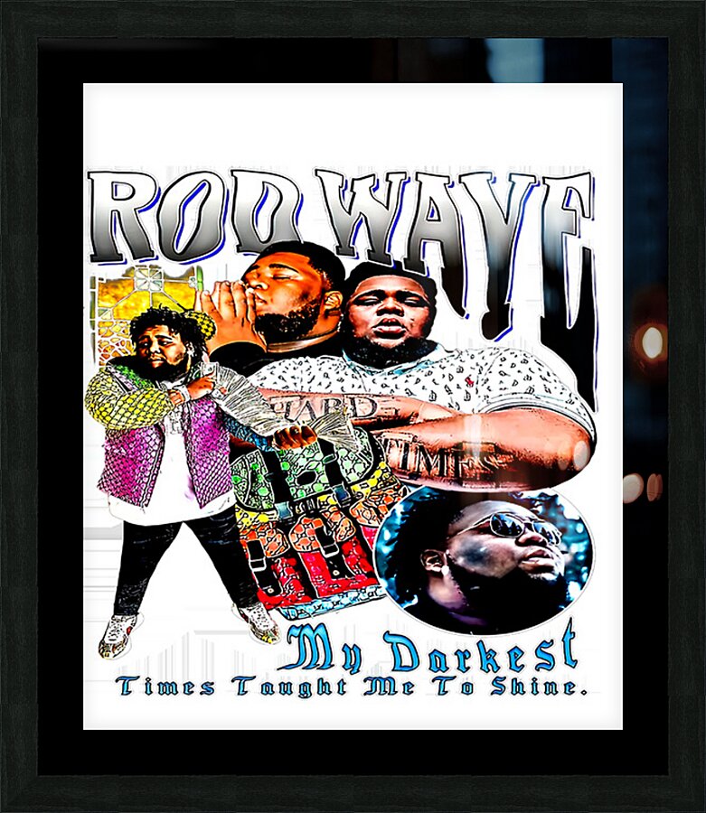 Rod wave 18 Picture Frame print