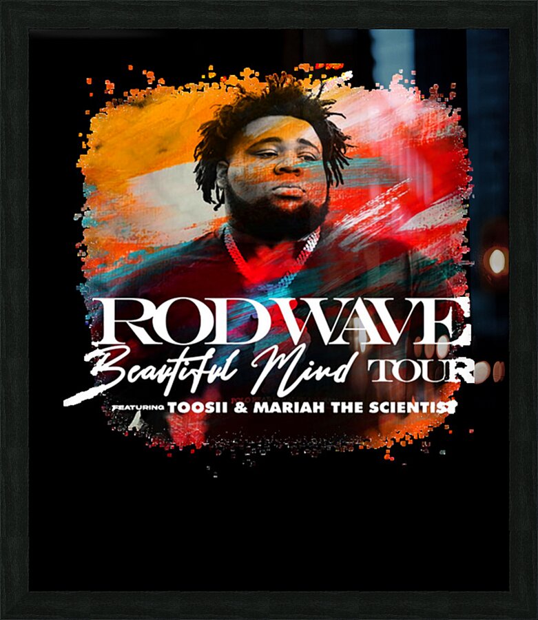 Rod wave 22 Picture Frame print