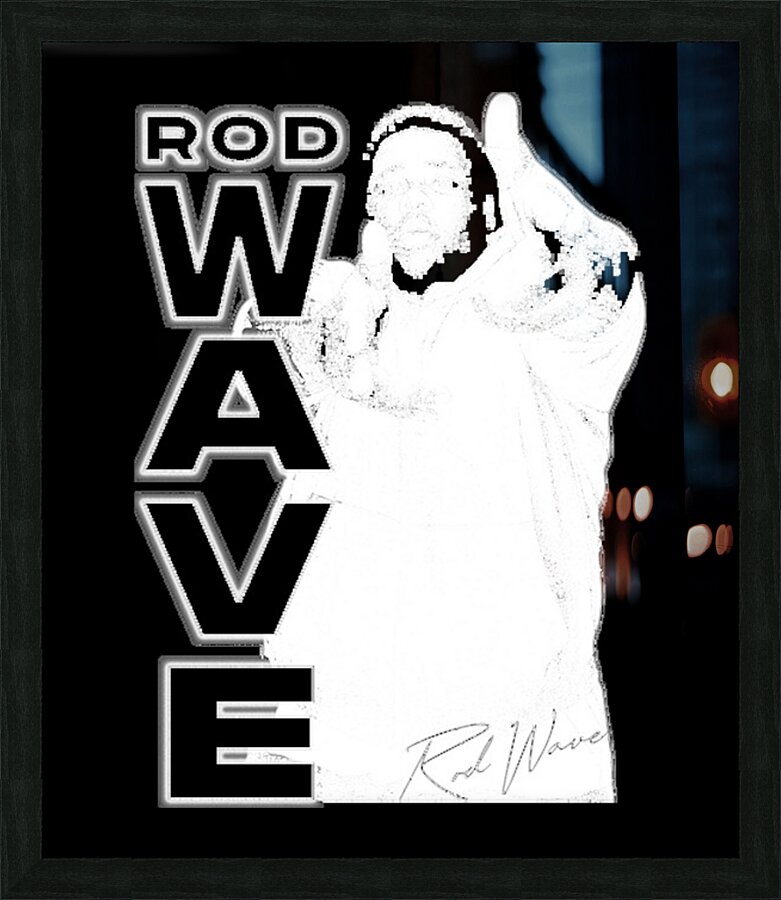 Rod wave 23 Picture Frame print