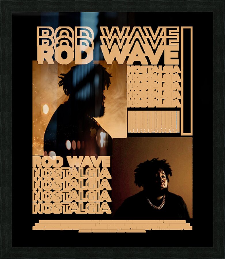 Rod wave 26 Picture Frame print