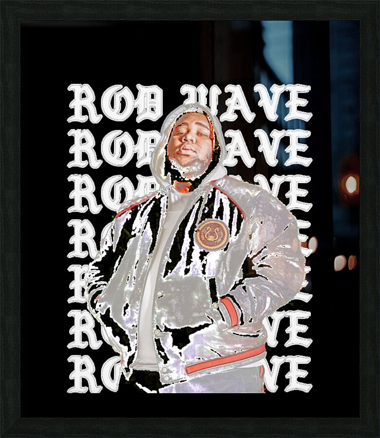 Rod wave 27 Picture Frame print