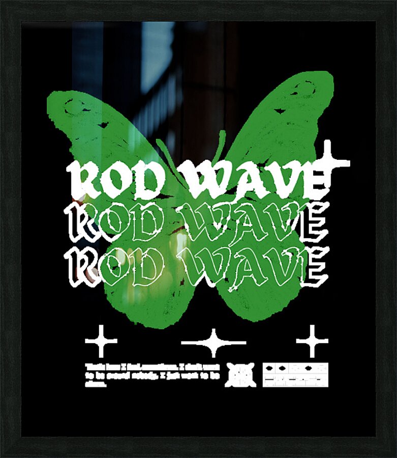 Rod wave 31 Picture Frame print