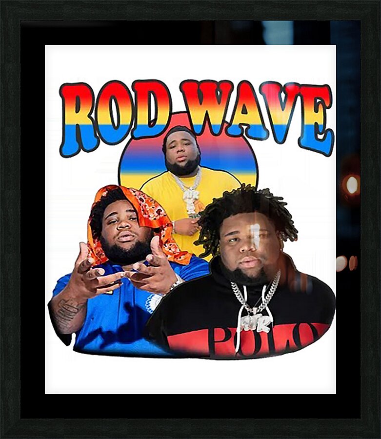 Rod wave 32 Picture Frame print