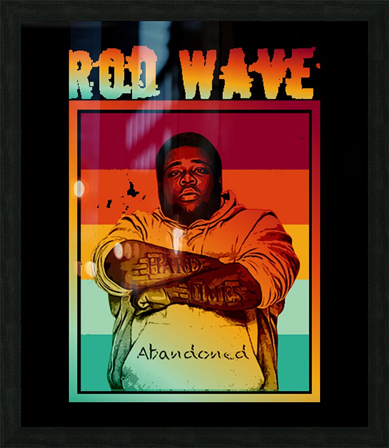 Rod wave 38 Picture Frame print