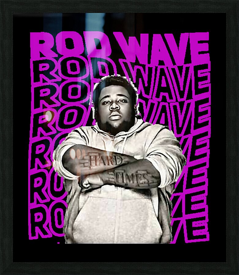 Rod wave 42 Picture Frame print