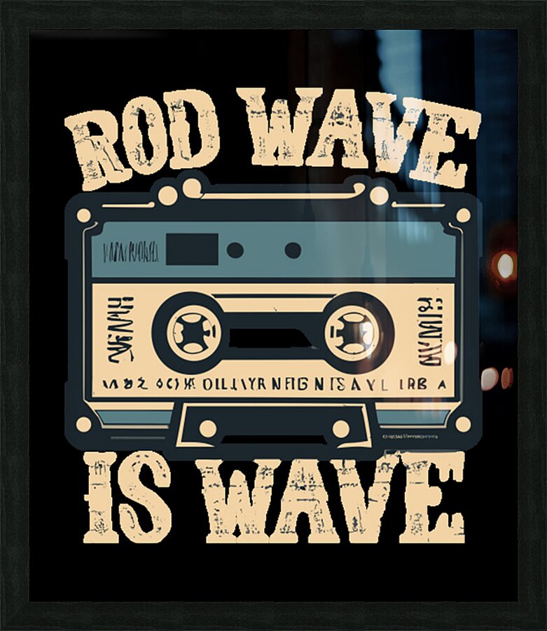 Rod wave 45 Picture Frame print