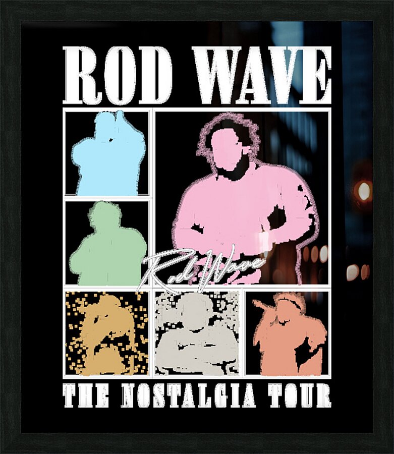 Rod wave 48 Picture Frame print