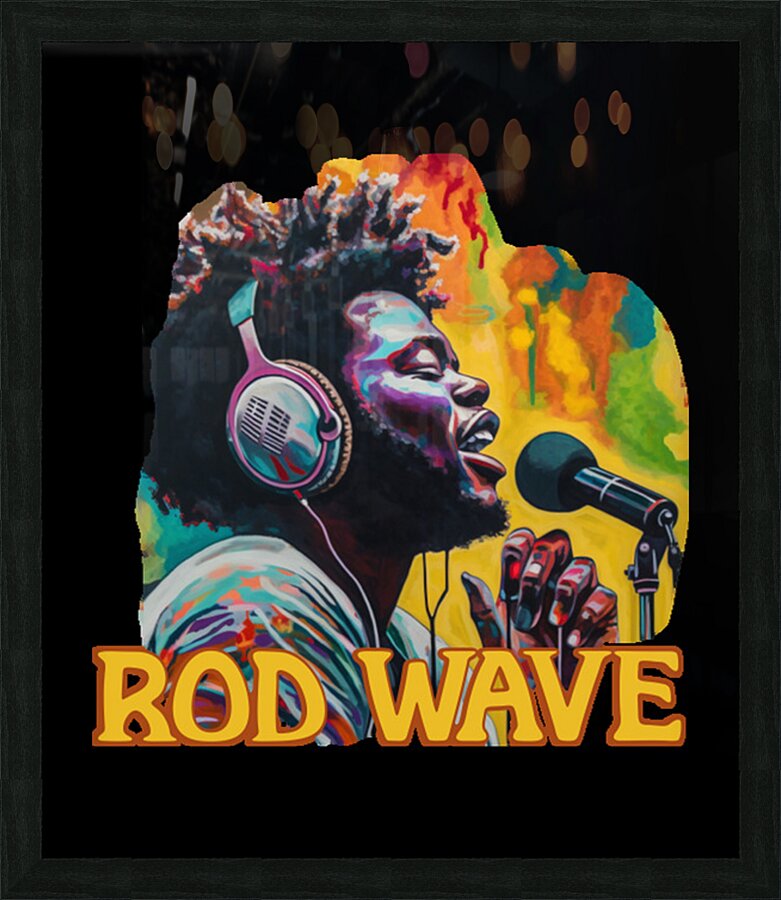 Rod wave 59 Picture Frame print