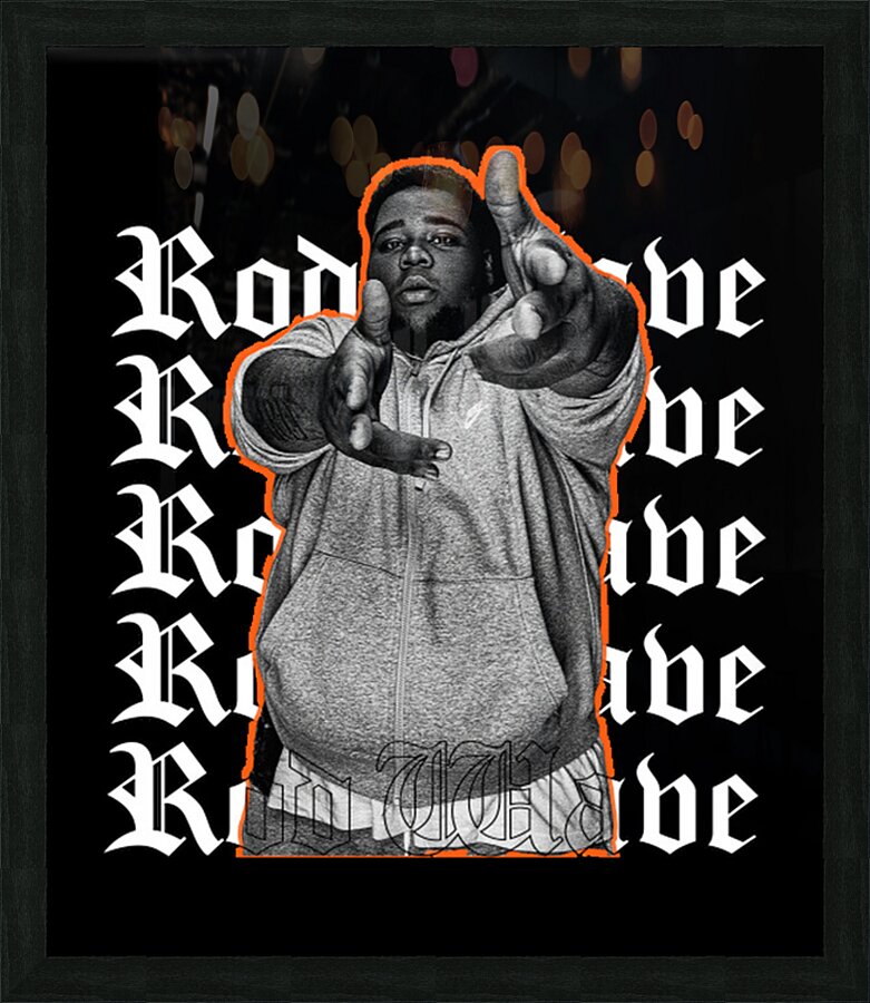 Rod wave 62 Picture Frame print