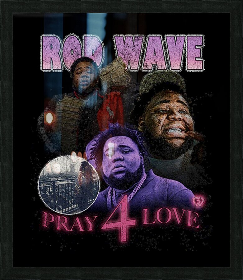 Rod wave 65 Picture Frame print
