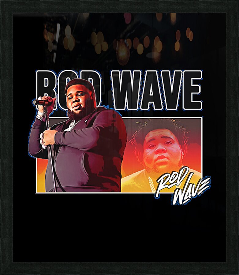 Rod wave 66 Picture Frame print