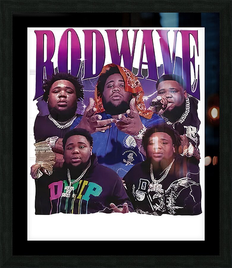Rod wave 67 Picture Frame print