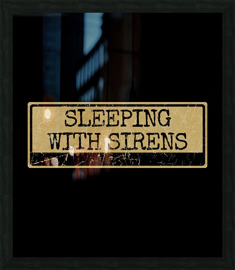 sleeping with sirens 2 Picture Frame print