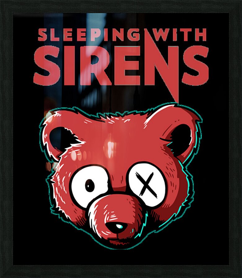 sleeping with sirens 7 Picture Frame print
