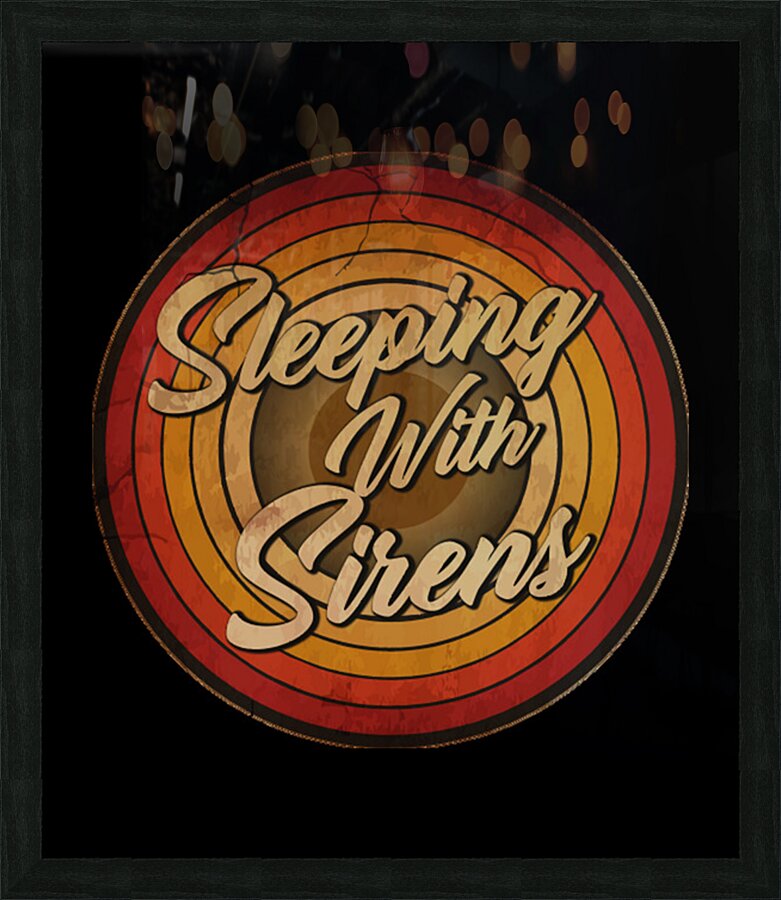sleeping with sirens 10 Picture Frame print