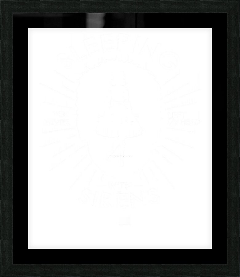 sleeping with sirens 14 Picture Frame print