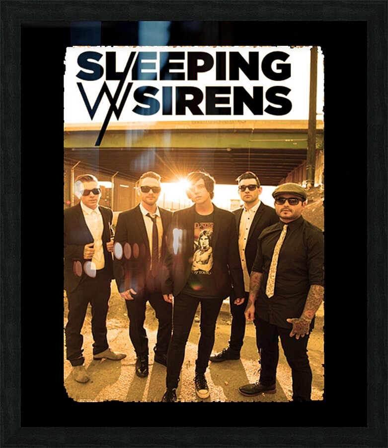 sleeping with sirens 17 Picture Frame print