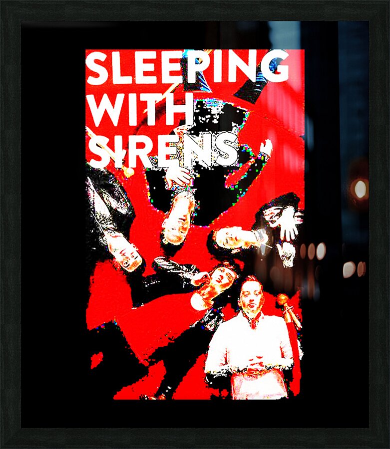 sleeping with sirens 37 Picture Frame print