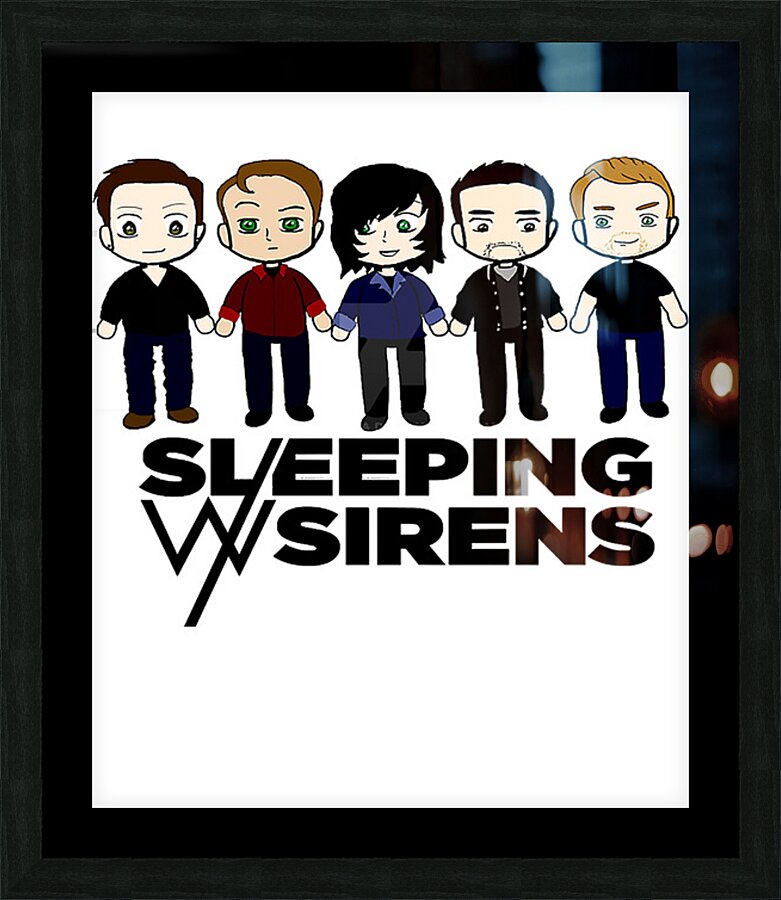 sleeping with sirens 39 Picture Frame print
