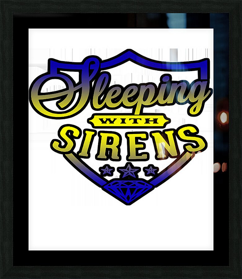 sleeping with sirens 43 Picture Frame print