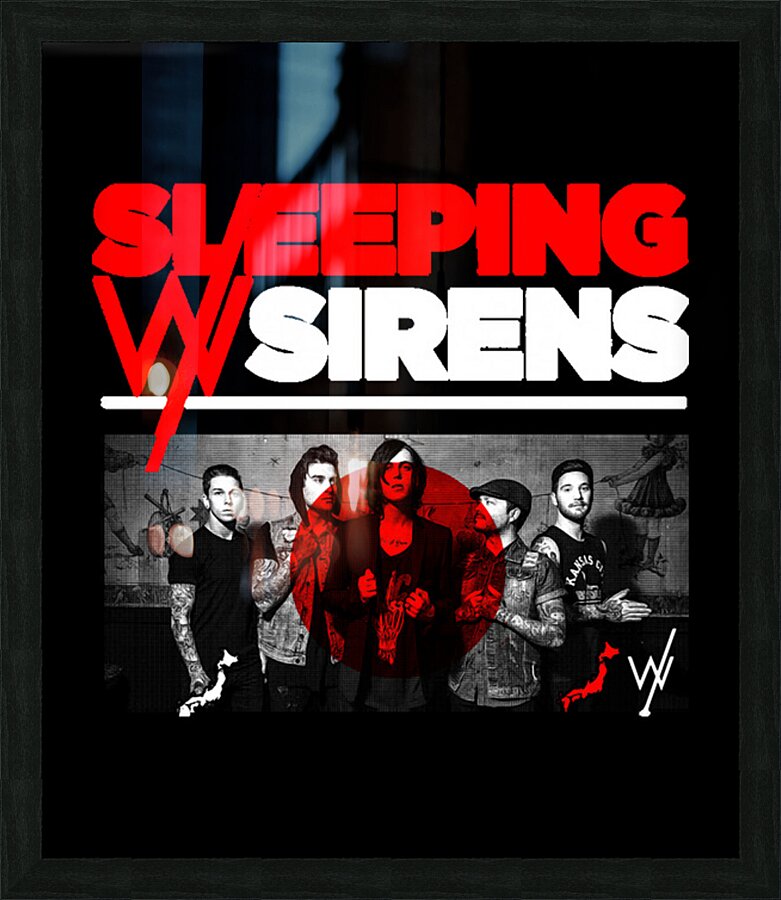 sleeping with sirens 46 Picture Frame print