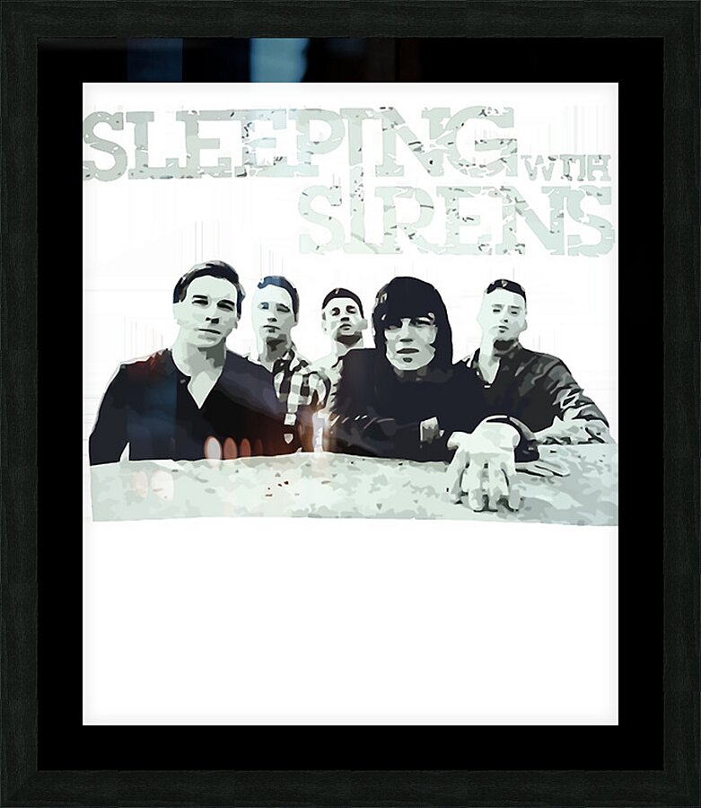 sleeping with sirens 49 Picture Frame print