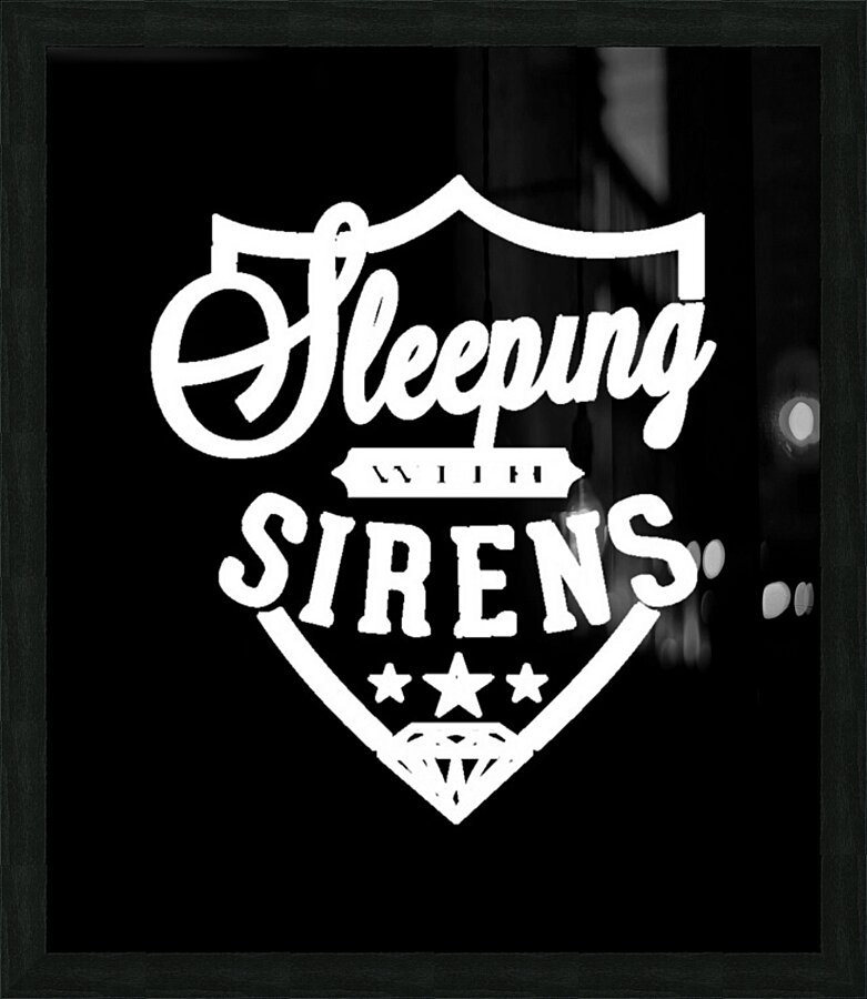sleeping with sirens 51 Picture Frame print