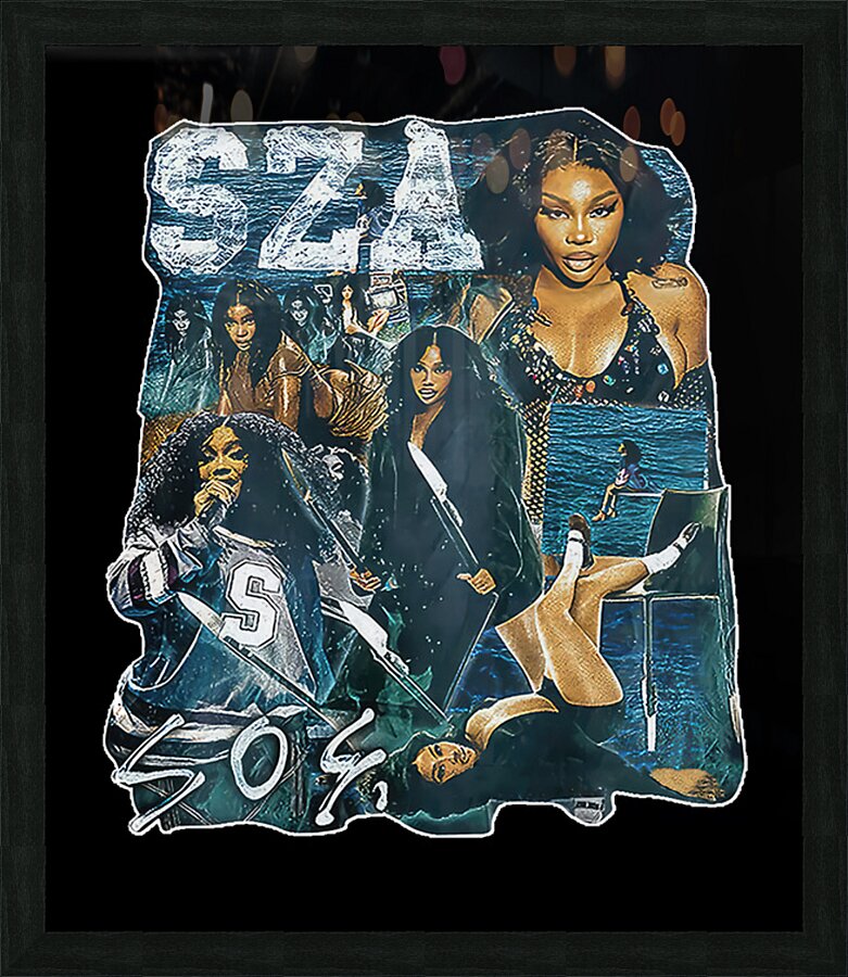 SZA 4 Picture Frame print