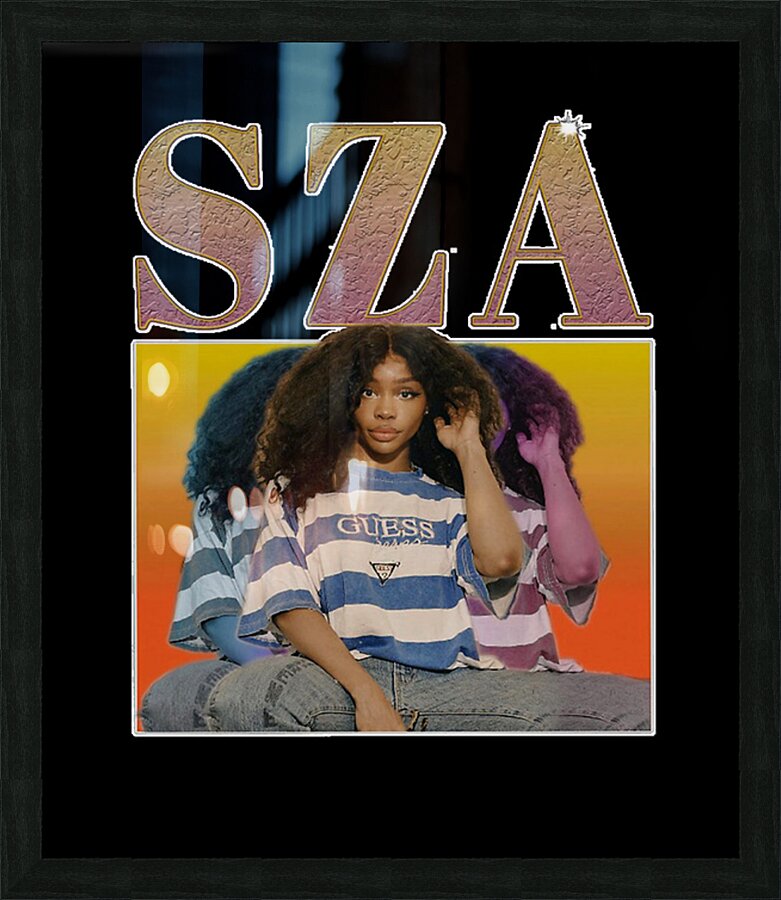 SZA 5 Picture Frame print