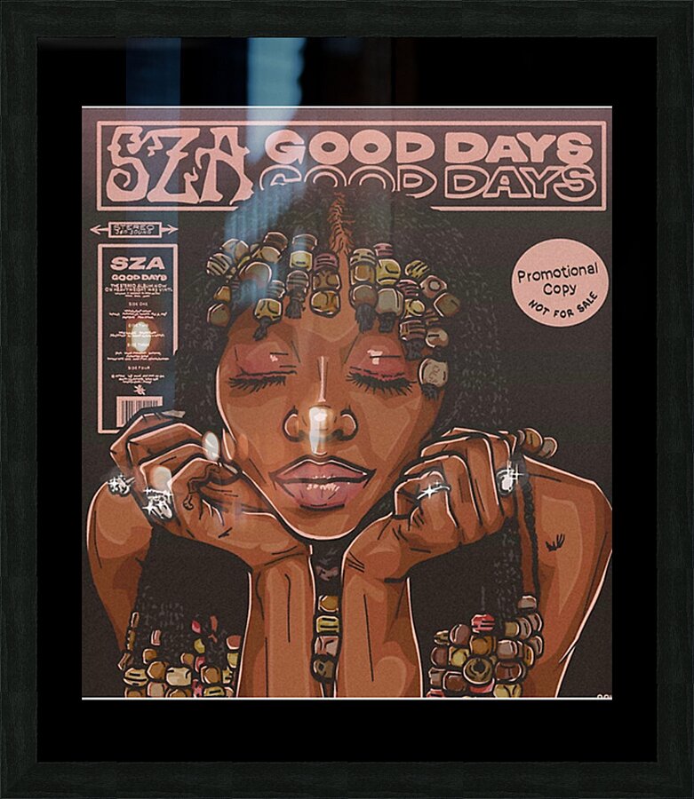 SZA 12 Picture Frame print