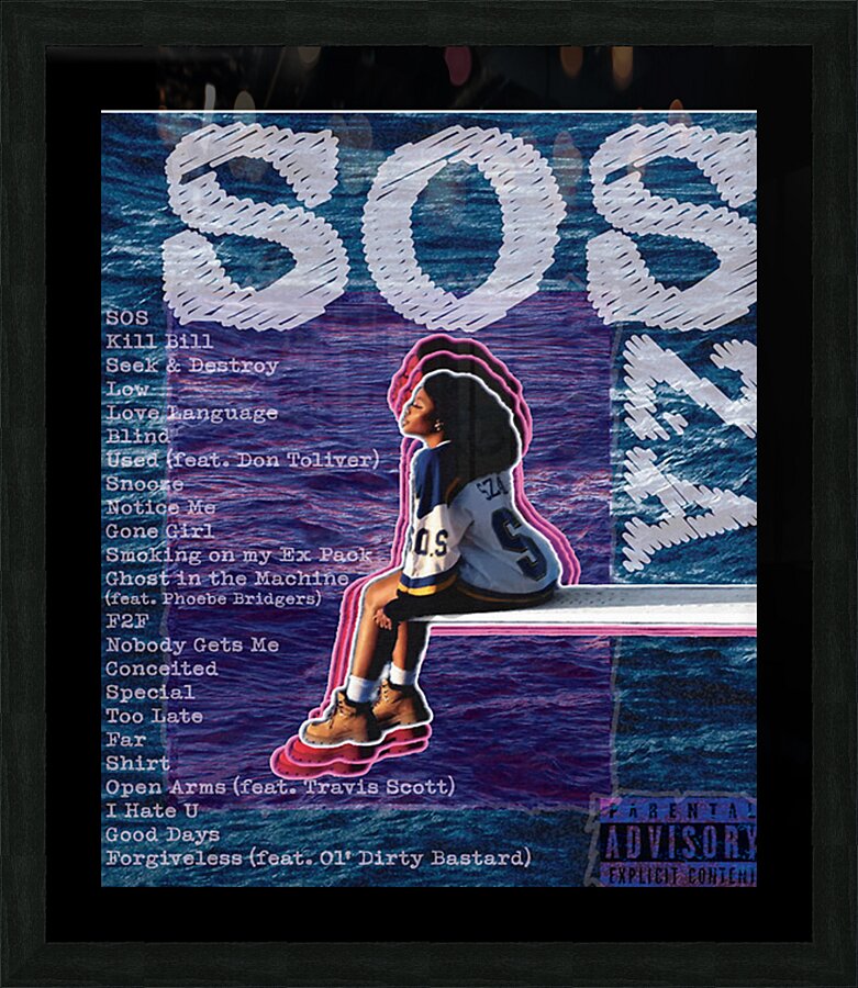SZA 14 Picture Frame print