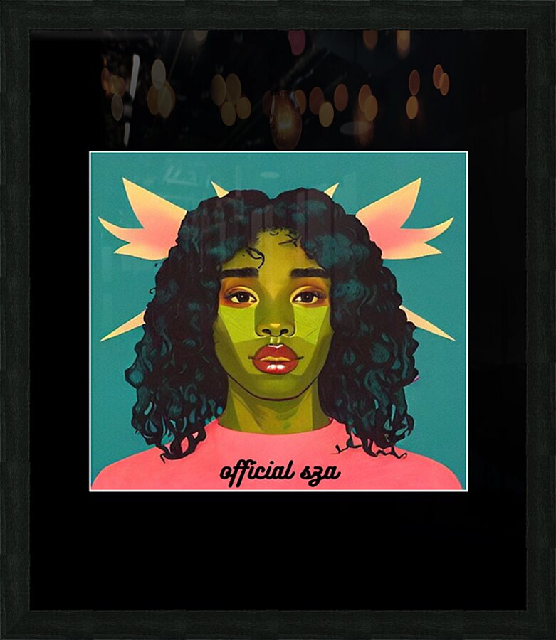 SZA 16 Picture Frame print