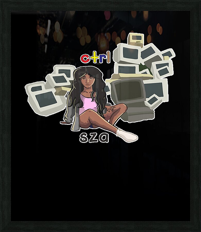 SZA 17 Picture Frame print