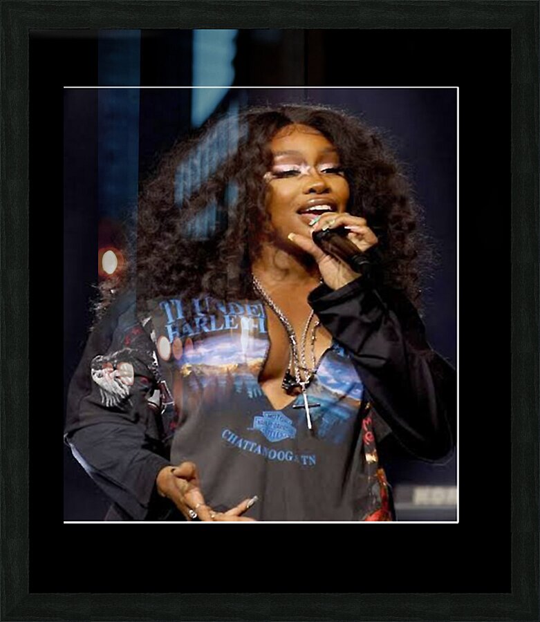 SZA 18 Picture Frame print