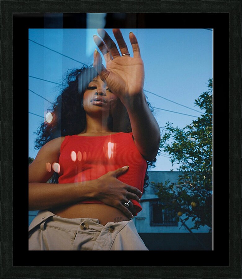 SZA 21 Picture Frame print