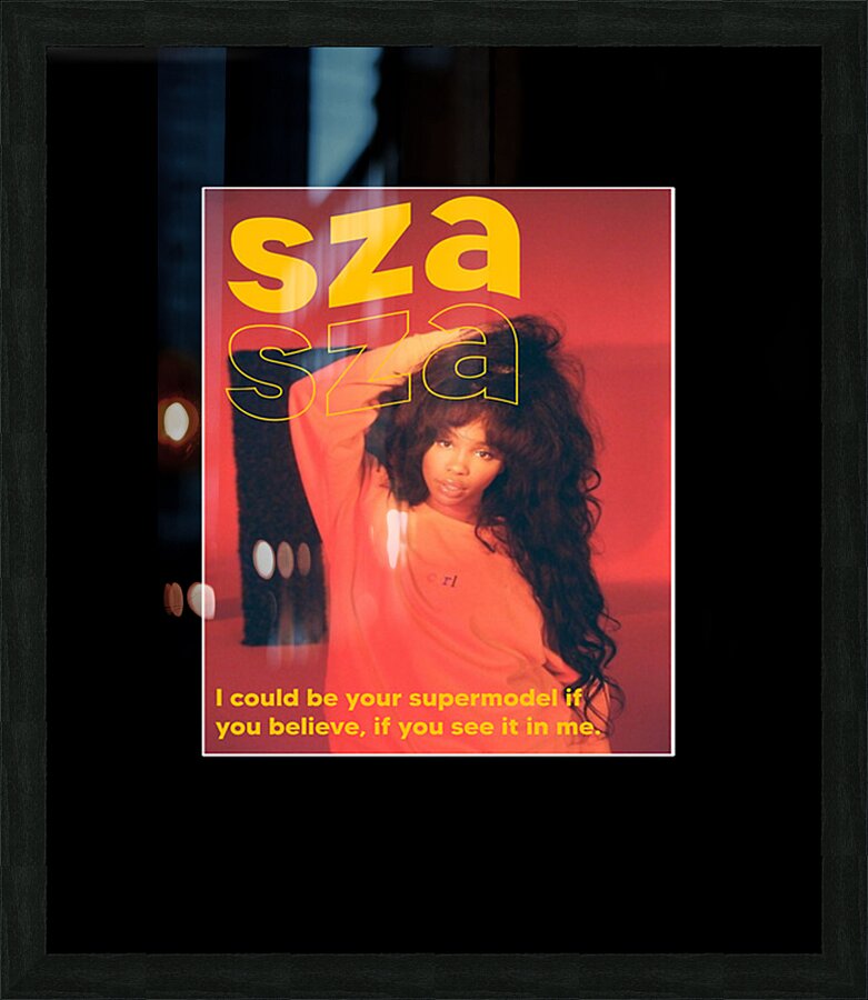 SZA 22 Picture Frame print