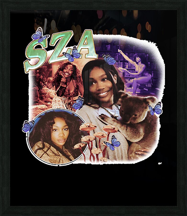 SZA 24 Picture Frame print