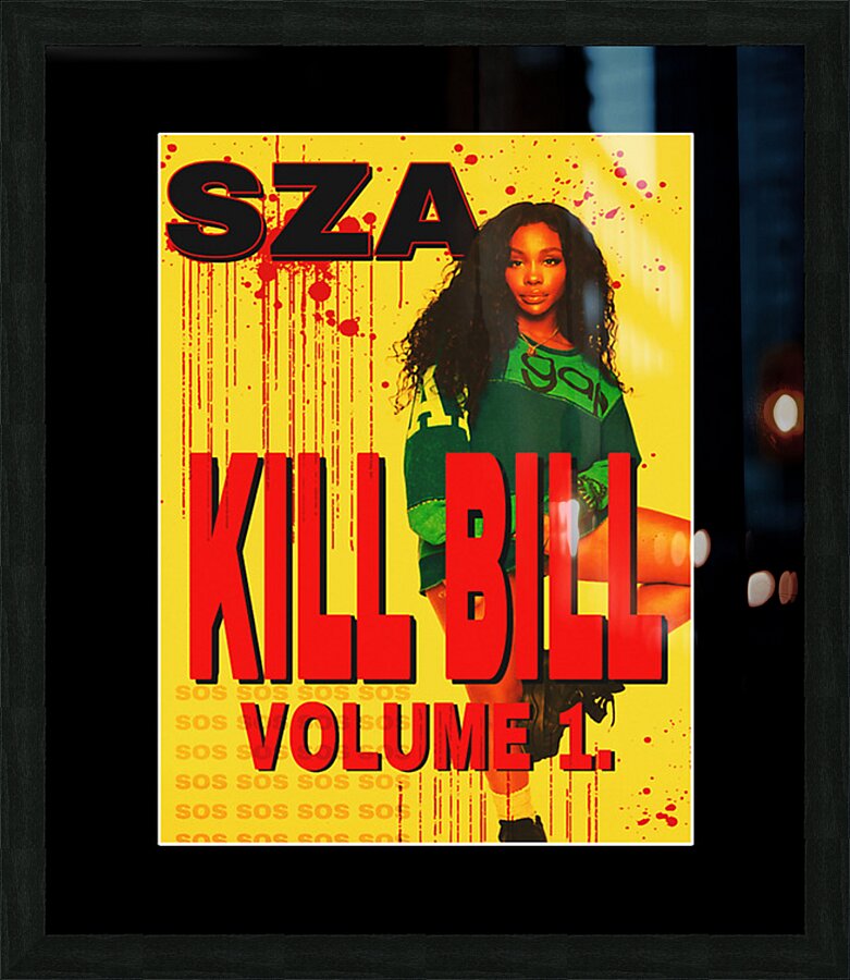 SZA 25 Picture Frame print