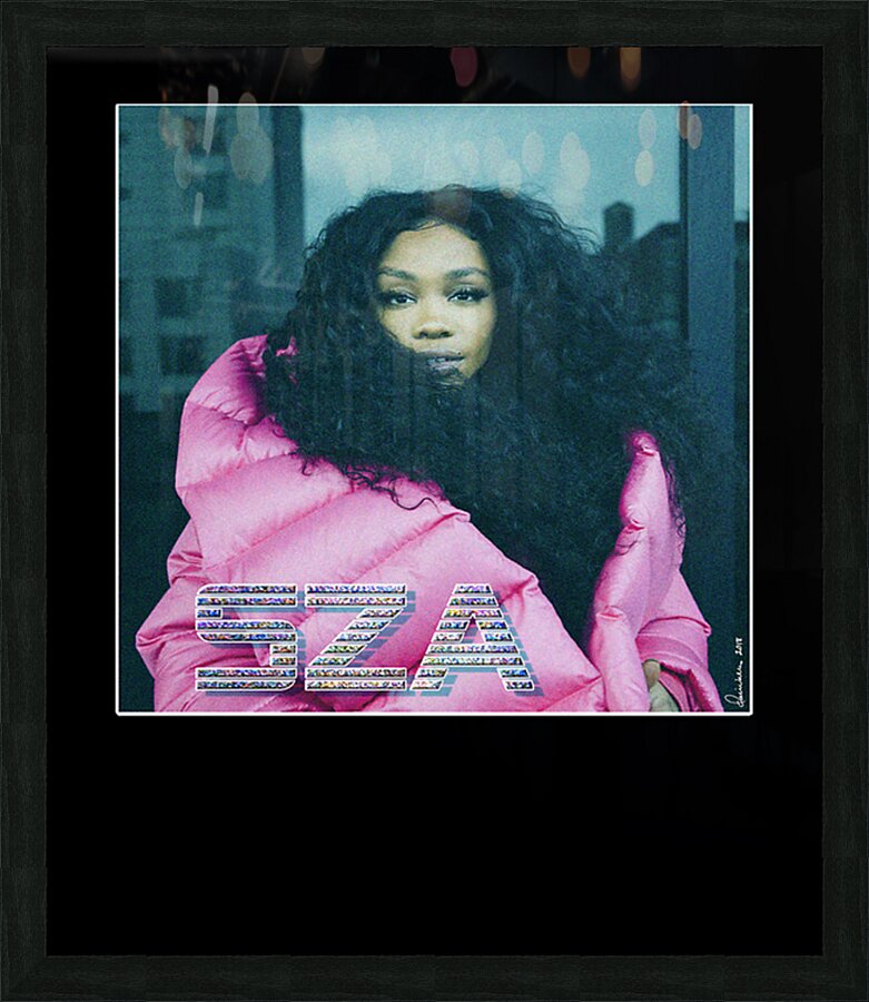 SZA 34 Picture Frame print