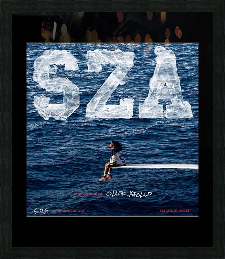 SZA 35 Picture Frame print