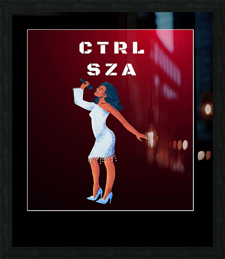 SZA 43 Picture Frame print
