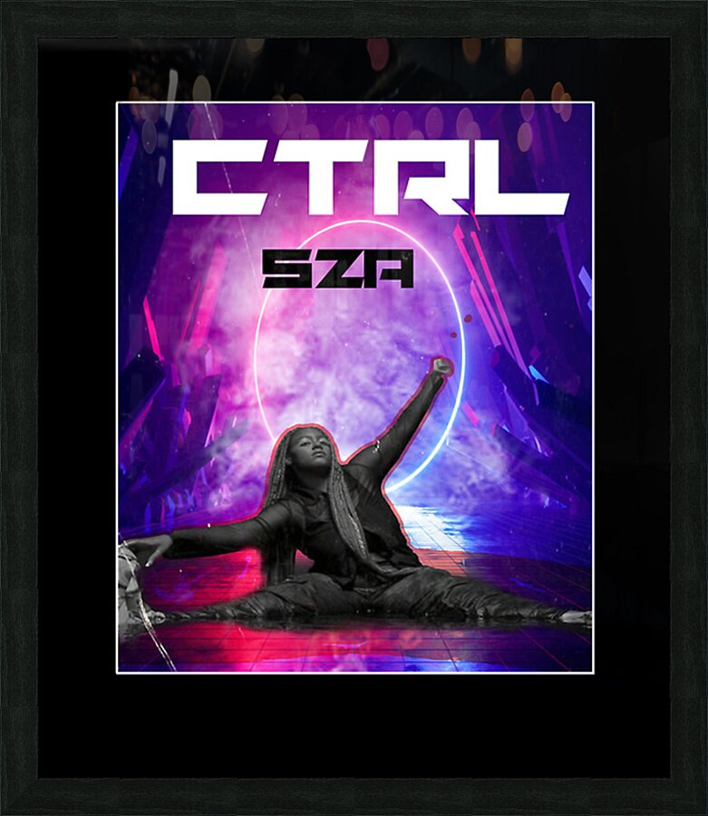 SZA 45 Picture Frame print
